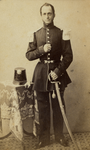 221262 Portret van C.P.H. Ras, geboren 1826, advocaat en officier van de Utrechtse Schutterij, overleden 1877. Ten ...